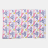 Kattenbergen en winterbergen met een Schattigee zo Theedoek (Horizontaal)