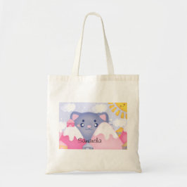 Kattenbergen en winterbergen met een Schattigee zo Tote Bag