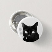 Kattenbericht Ronde Button 3,2 Cm (Voorkant /achterkant)