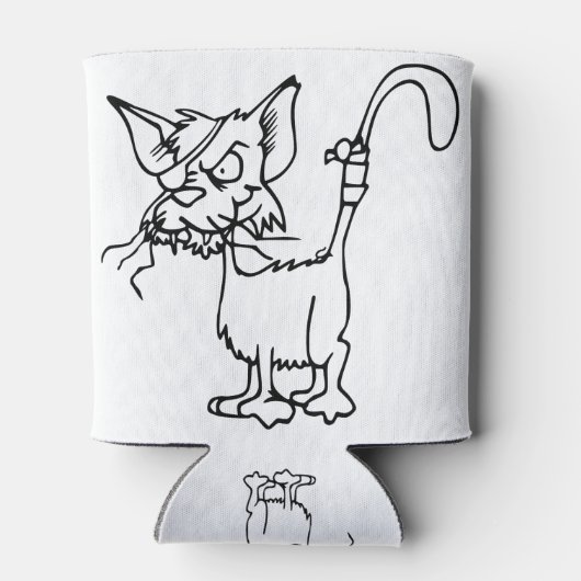 Kattenbestrijding Gewonnen dierlijk bandenkastveld Blikjeskoeler (Achterkant)