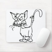 Kattenbestrijding Gewonnen dierlijk bandenkastveld Muismat (Met muis)