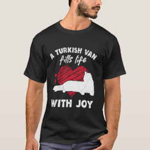 Kattenbezitter Een TURKSE VAN VULT HET LEVEN MET V T-shirt