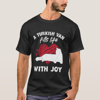 Kattenbezitter Een TURKSE VAN VULT HET LEVEN MET V T-shirt