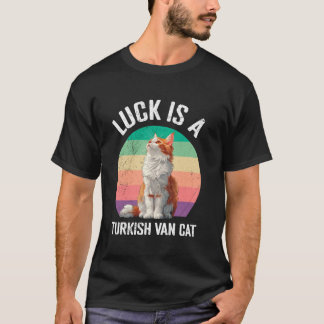 Kattenbezitter GELUK IS EEN TURKSE VAN KAT Grappig T-shirt