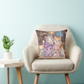 Kattenbibliotheek Vrienden Kussen (Stoel)
