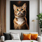 Kattenblik Canvas Afdruk