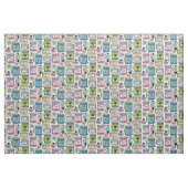kattenblikken op Bleek grijs ©studioxine Stof (Yard (91,4 cm))