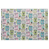 kattenblikken op Bleek grijs ©studioxine Stof (Fat Quarter)