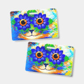 Kattenbloem Ogen Badge (Voor- en achterkant)