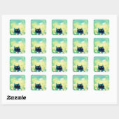 Kattenbloem Retreat Vierkante Sticker (Vel)