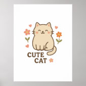 Kattenbloesem Poster (Voorkant)