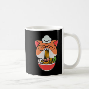 kattenbob eet ramen animatie kawaii neko katteeten koffiemok