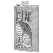  kattenboek illustratieketel heupfles (Links)