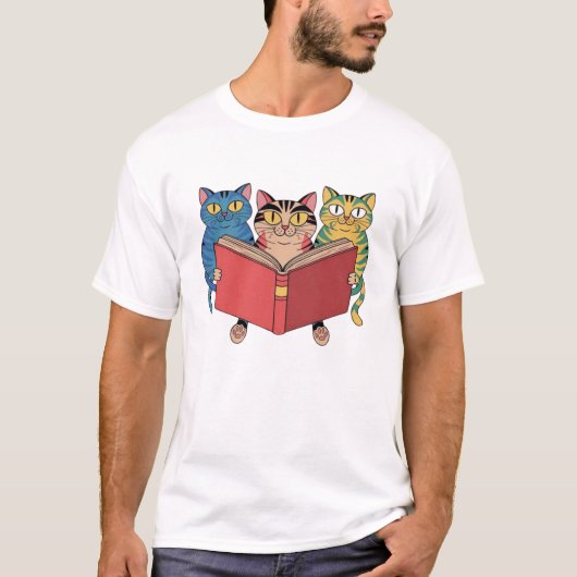 Kattenboek T-shirt (Voorkant)