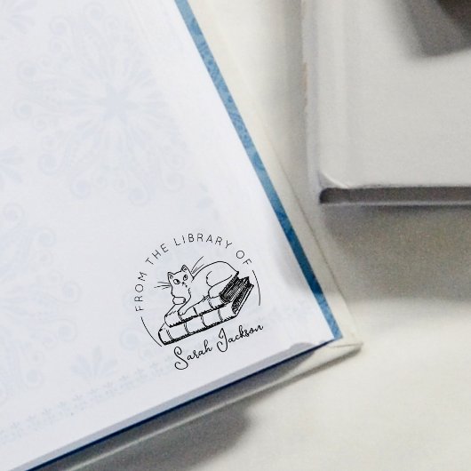 Kattenboek uit de bibliotheek van rubberstempel