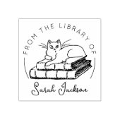 Kattenboek uit de bibliotheek van rubberstempel (Afrduk)