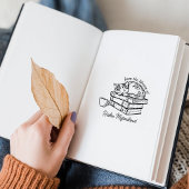  kattenboeken en koffieboekje rubberstempel