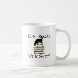 Kattenboeken Het leven is zoet Koffiemok