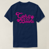 Kattenboeken T-shirt (Design voorkant)