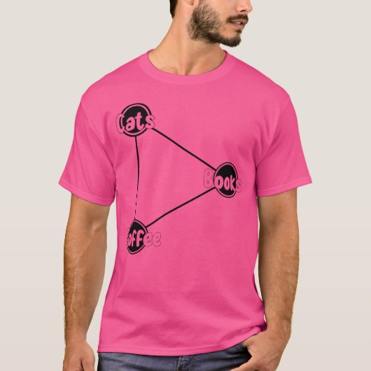 Kattenboekenkoffie T-shirt (Voorkant)