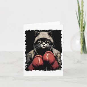 Kattenboksen met handschoenen en uniforme kattenbo kaart