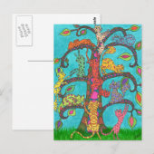 Kattenboom Briefkaart (Voorkant / Achterkant)