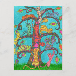 Kattenboom Briefkaart