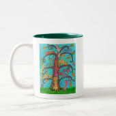 Kattenboom Tweekleurige Koffiemok (Links)