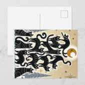 Kattenboom Vakantie Feestdagenkaart (Voorkant / Achterkant)