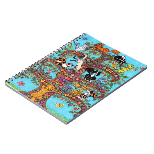 Kattenboom van leven 2 notitieboek (Linkerzijde)