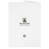  kattenbride en bruidskaart (Achterkant)