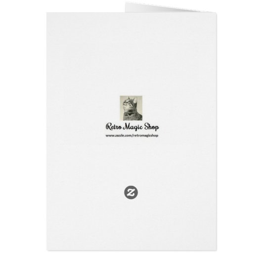  kattenbride en bruidskaart (Achterkant)