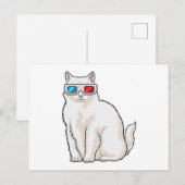 Kattenbril Briefkaart (Voorkant / Achterkant)