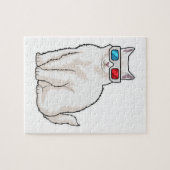 Kattenbril Legpuzzel (Horizontaal)