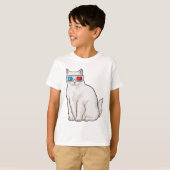 Kattenbril T-shirt (Voorkant volledig)