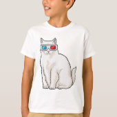 Kattenbril T-shirt (Voorkant)