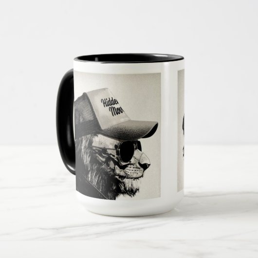 kattenbril verborgen mok (Voorkant links)