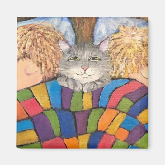 kattenbroodje magneet (Voorkant)