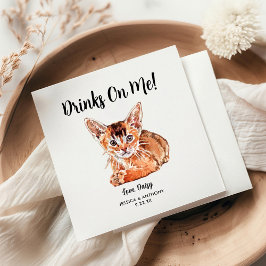 Kattenbruiloft Cocktailservetjes Servet