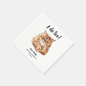 Kattenbruiloft Cocktailservetten Servet (Hoek)
