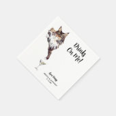 Kattenbruiloft Cocktailservetten Servet (Hoek)