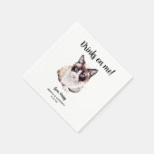 Kattenbruiloft Cocktailservetten Servet (Hoek)