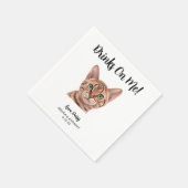 Kattenbruiloft Cocktailservetten Servet (Hoek)