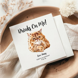 Kattenbruiloft Cocktailservetten Servet