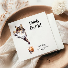 Kattenbruiloft Cocktailservetten Servet
