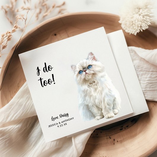 Kattenbruiloft Cocktailservetten Servet