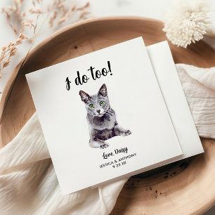 Kattenbruiloft Cocktailservetten Servet