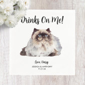 Kattenbruiloft Cocktailservetten Servet