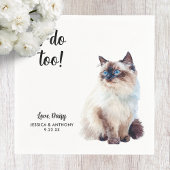 Kattenbruiloft Cocktailservetten Servet
