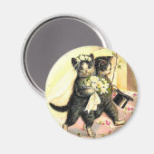 Kattenbruiloft Magneet (Voorkant / Achterkant)